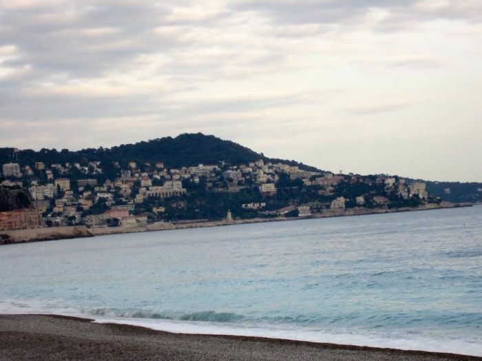 view of the rivera from Nice