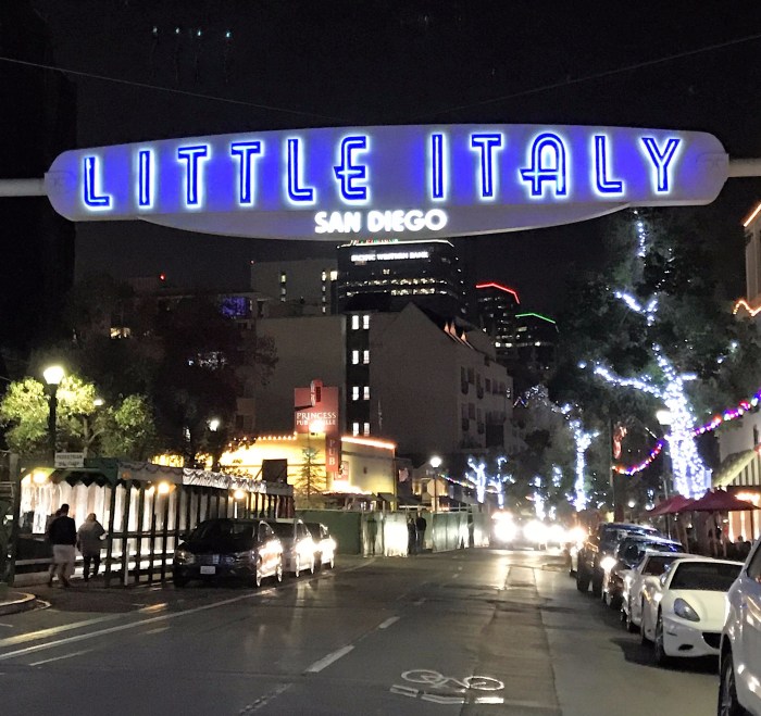 entrance to Little Italy
