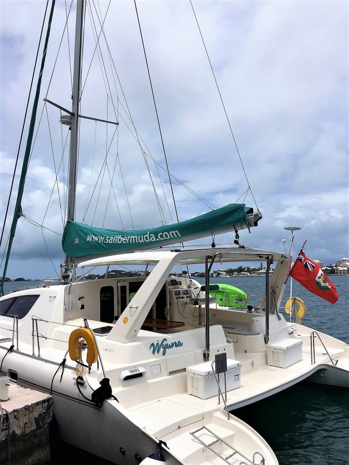 Catamaran for private rides