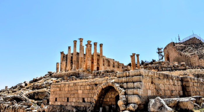 jerash - temple of zeus
