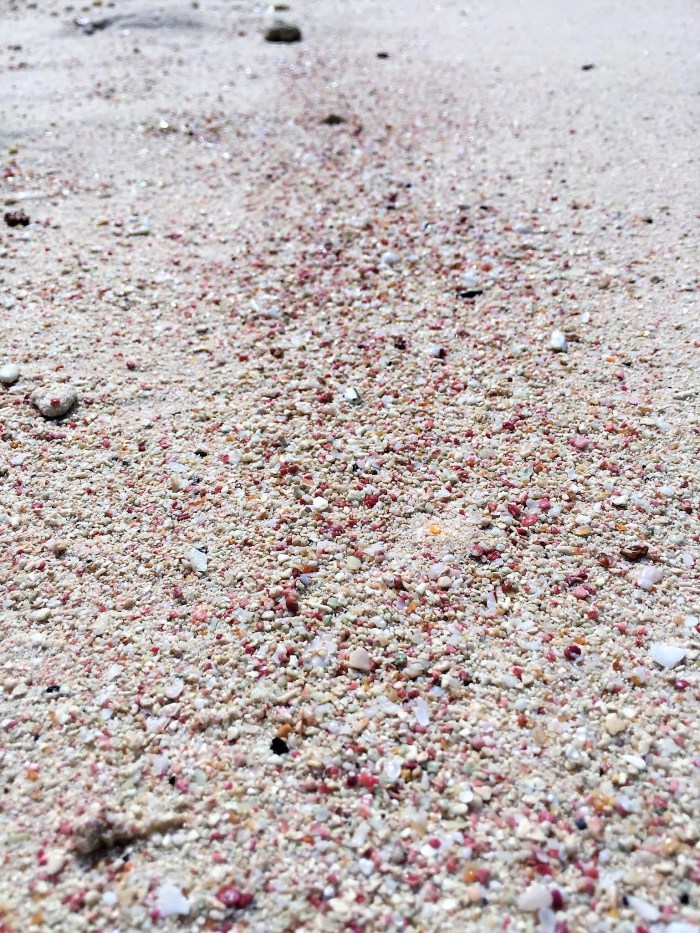 pink sand
