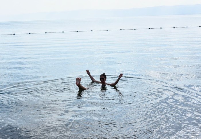 dead sea float